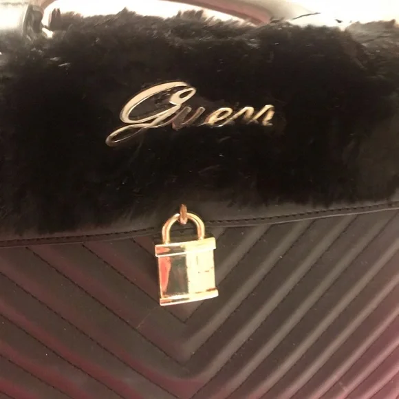 Gorgeous custom crossbody with genuine rabbit fur💖 - Picture 6 of 12